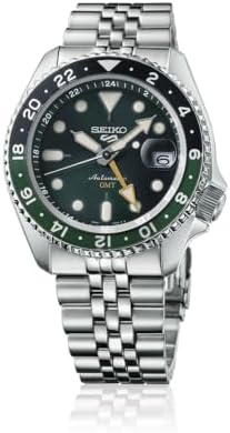 Seiko 5 Sports SKX GMT Bi-Colour Green - SSK035K1