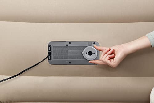 Image of FunZone Inflatable Premium Air Mattress with Inbuilt Inflation Pump (Single)