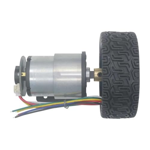Moteur JGB37-520 6V 90 RPM à engrenages métalliques pour un contrôle de trajectoire