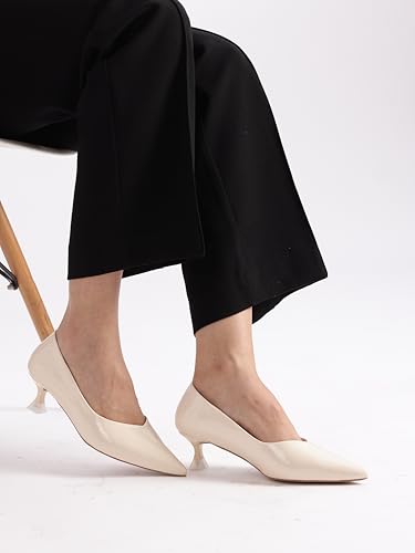 Image of Marc Loire Women's Kitten Heel Pump Shoes for Formal and Office Wear