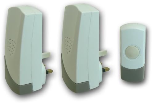 Europasonic Plug in Cordless Door Chime (Pack of 2)