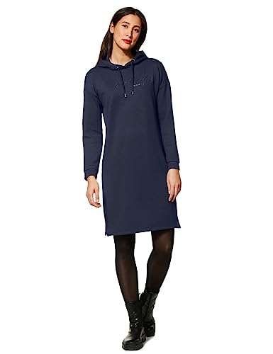 Sublevel Damen Sweatkleid Mit Cartoonprint - Langes Hoodie Kleid Streetwear