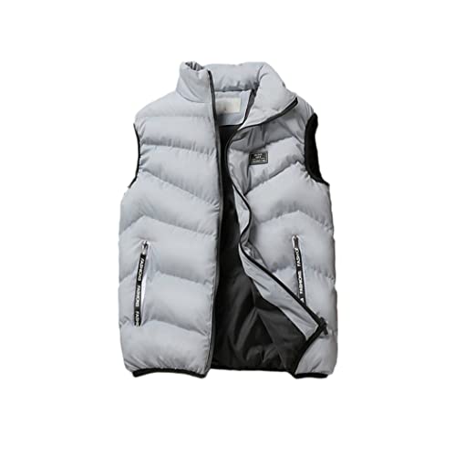 Veste thermique homme sans manches en coton épais haut de gamme
