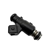 25360407A EFI Motorcycle Fuel Injector Nozzle Compatible For Delphi 125cc /150cc Square Insert 2 Holes Fuel Spray Nozzle For Geely MK 2TR(Style 1)