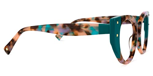 Image of VOOGLAM Stylish Oversize Cat-eye Blue Light Glasses for Women Anti Eyestrain Dry Eyes Eyewear Kornegay