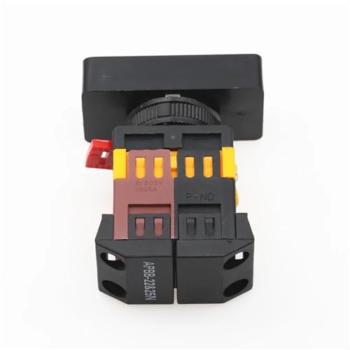 Interruptor pulsador doble con luz LED de 36v y botones independientes 7