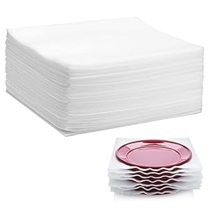 Wauppy Schaumstoffplatten für Geschirr, 30,5 x 30,5 cm, 50 Stück