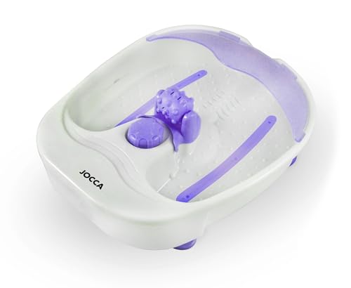 Masajeador para pies Jocca con agua y burbujas | Spa para pies con control de intensidad y rodillo masajeador | Masajeador contra la fascitis plantar miniatura 1