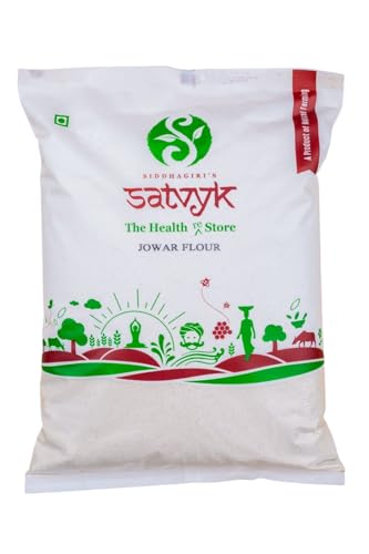 Image of S Siddhagiri's SATVYK THE HEALTH re STORE Organic Desi Jowar Flour (1kg)