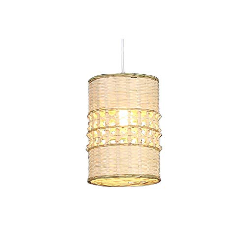 Plafonnier lustre bambou tissé créatif pour inviter la poésie chez vous