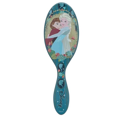Wet Brush Original Detangler Hair Brush, Anna & Elsa (Disney Love), Ultra-Soft IntelliFlex Bristles, Detangling Bristles Glide Through Tangles (Wet Dry & Damaged Hair), Women & Men