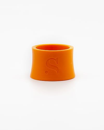 Image of Syos Tenor Saxophone Ligature Lava Orange, Great Fit for Syos Mouthpieces and Compatible with Tenor Sax Rubber Mouthpieces