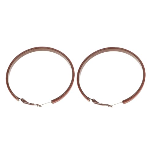 Genérico 1 Par De Pendientes Exagerados De Cuero Pendientes De Colores Brazalete De Oro Pendientes De Moda Brazaletes De Plata Pendientes Rellenos De Oro Pendientes Magnéticos Pendientes