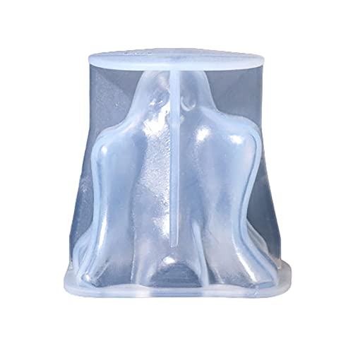 Moldes para cubitos de hielo de esfera pequeña, cubitos de hielo de grado alimenticio, fácil liberación, reutilizables, de silicona para San Valentín, corazón (B, talla única)