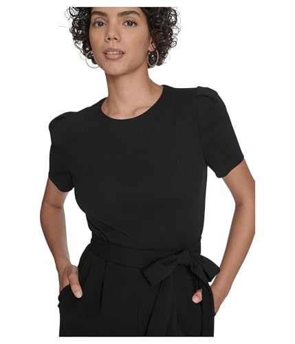 Calvin Klein womens Short Sleeve Self Tie Jump Suit4