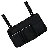 Bolsa lateral de almacenamiento para silla de ruedas: estructura simple, peso ligero, diseño de que le ofrece comodidad para instalar y arreglar, bolsa de almacenamiento para silla de ruedas