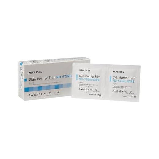 McKesson Skin Barrier Film Sterile Single-Wrap Wipes