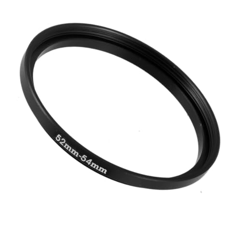 Adaptador de anillo de filtro uxcell de 52 mm a 54 mm, aluminio, adaptador de anillo de filtro paso ascendente para cámaras DSLR Nikon, Sony y Olympus miniatura 2