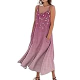 Dieses Kleid ist ein tolles Geschenk für Frauen: einfach, aber elegant und klassisch. Außerdem ist dieses Sommerkleid eine gute Wahl für Ihren täglichen Verschleiß, können Sie es mit Absätzen, Sandalen oder Leinenschuhe nach Ihren Wünschen zu kombinieren. Geeignet für tägliches Tragen, Ausgehen, Party, Arbeit, Reisen, Zuhause, Urlaub, Strand, Ferien. Sie können es mit hohen Absätzen, Sandalen und Canvas-Schuhen kombinieren. Zeigen Sie femininen Charme zu jeder Zeit.