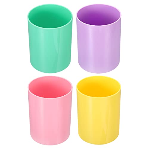 Porte pinceau maquillage et pot à crayon PATIKIL : caddie rangement de bureau plastique