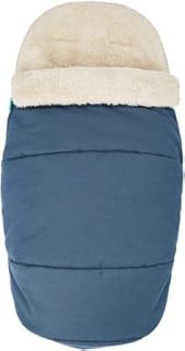 Maxi-Cosi Saco silla paseo invierno, saco cochecito bebé universal, forro polar interior protege al bebé del frío, del viento y de la lluvia, color essential blue