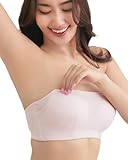 [ラディアンヌ] エアリーリフト ストラップレスブラ チューブトップ 紐なしブラ ライトピンク E75