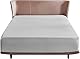 Bedsure Spannbettlaken 160x200cm Boxspringbett Topper - Polyester Mikrofasermaterial Bettlaken 160x200 cm für Matratzenhöhe bis 30 cm, weiches Spannbetttuch Leintuch, Hellgrau