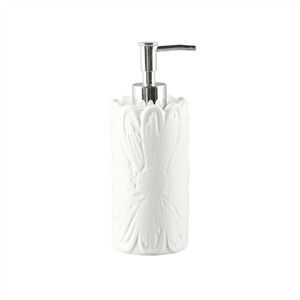 Kw3ns8bp5r One Color Home Exquisite Ceramic Lotion Dispenser Bottle Press Large Capacity Soap For Kitchen, Bathroom, Hotel Shower Dispensers