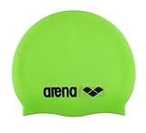 Material duro arena Arena Classic Gorro de Natación, Unisex Adulto, Verde (Acid Lime/Black), Talla Única