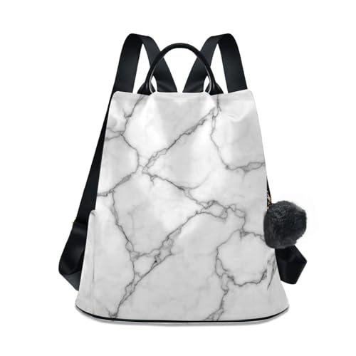Sac à dos floral antivol blanc pour protéger vos affaires avec style