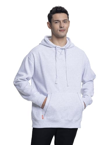 DITOK Men's Hoodies Loose Fit Pullover Oversized Cotton Long Sleeve Fleece Lined Soft Hooded Sweatshirts Men Casual weatshirt