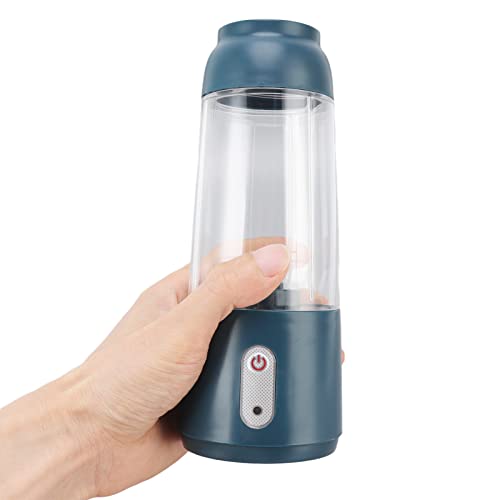 Brrnoo Juicer Portátil, 300 Ml de Carga USB Hommed Safety Juicer Cup Cup Beating con un Operación de Opciones de Exprimidor Eléctrico para la Oficina (verde oscuro)