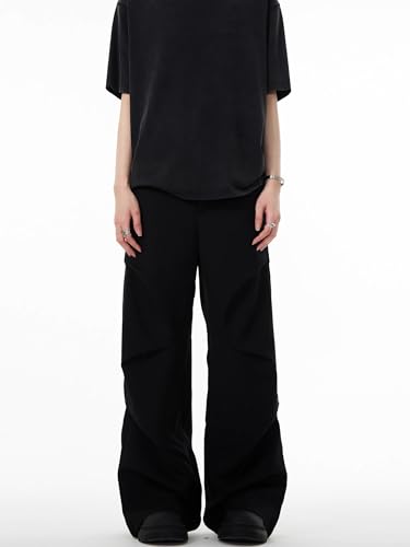 Men's Jeans Vintage Wide-Leg Dress Pants Loose Fit Trouser for Men3