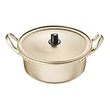 Starry Mart Namsun Korean Ramen Noodle Pot with Lid – Aluminum Cooking Pot Ø18cm | H8cm – Perfect for Instant Noodles, Soups, and Stews (1)