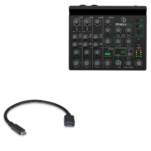 BoxWave Cable Compatible with Mackie MobileMix 8-Channel Live Sound and Streaming Mixer - USB Expansion Adapter, Add USB Connected Hardware to Your Phone