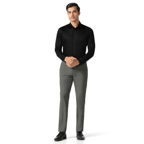 Image of blackberrys Men Non Iron Shirt with Smooth Finish, Full Sleeves and Balanced Tailoring | Suitable for Office Styling, Workplace Dressing and Professional Settings