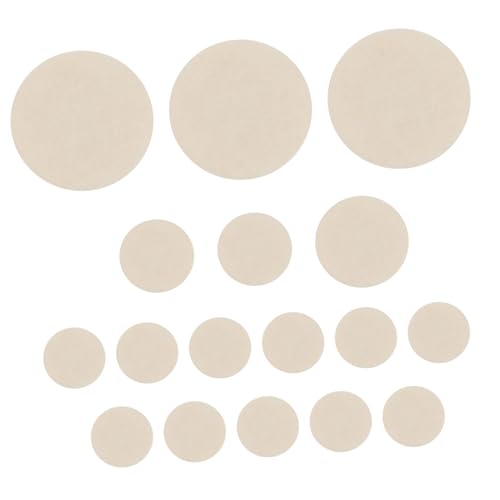 BESPORTBLE 17Pcs Clarinet Pads Durable Replacement Sound Hole Gaskets Essential Clarinet Accessories for Easy Installation for Beginners and Experienced Players