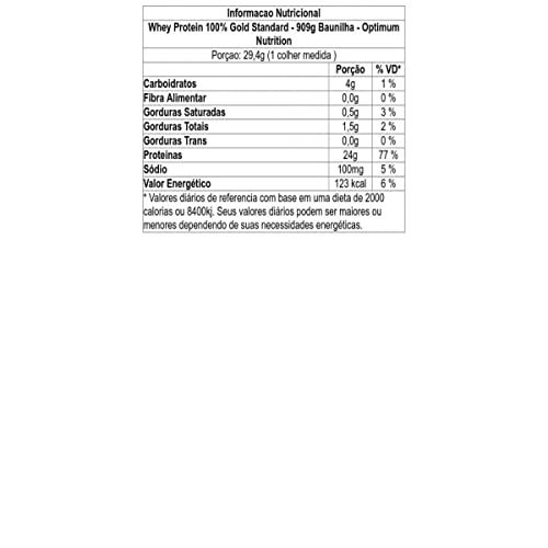 100% Whey Protein Gold Standard (907g), Optimum Nutrition