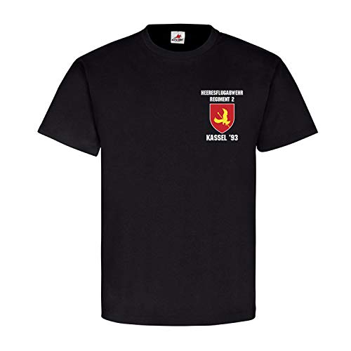 T-shirt FlaRgt wehrregiment noir en coton grande taille XX-Large Regiment 2