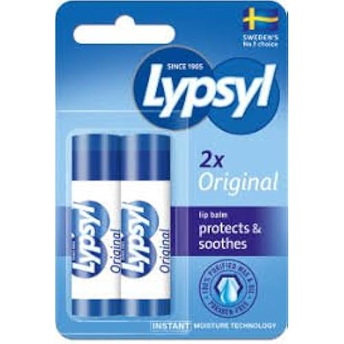 Lypsyl 2-pack. Made in Sweden.