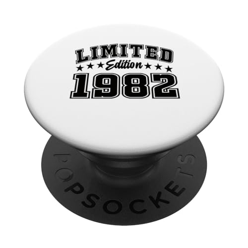 Edición limitada 1982 Cumpleaños 1982 Edición Cumpleaños PopSockets PopGrip Intercambiable