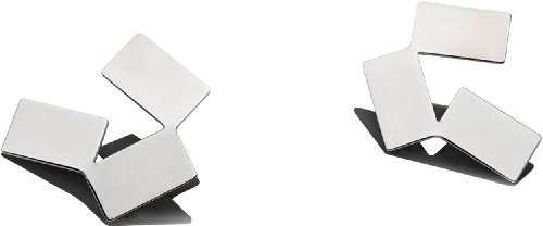 Preisvergleich Produktbild Alessi Damen 10459517031 Alisei Ohrringe Edelstahl silber MT12