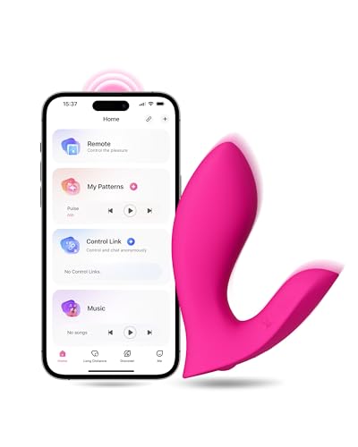 Vibromasseur papillon LOVENSE Flexer aux vibrations illimitées via APP
