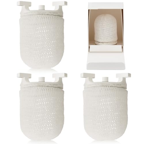 3 Pcs Gas Light Preformed Mantle Gas Lamp Mantles Gaslight Mantles Pre Formed Gas Light Mantel for Indoor Outdoor Gas Lights, White