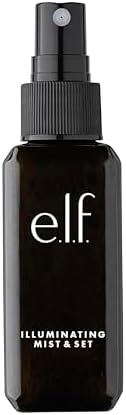 e.l.f. Illuminating Mist & Set, All Day Wear, Refreshes Makeup & Revitalizes Skin, Small, 2.02 Fl Oz (60mL)