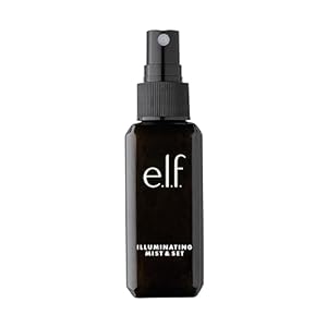 e.l.f. Illuminating Mist & Set Spray, Makeup Setting Spray für ein langanhaltendes, strahlendes Finish, angereichert mit den Vitaminen A, C & E, Vegan und tierversuchsfrei