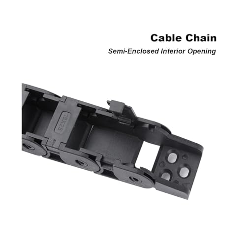 Chaîne porte-câbles 18x50 mm semi-fermée R48 pour défonceuse CNC - 2