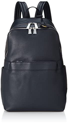 希少 aniary アニアリ オールレザー バックパック リュック 濃紺 大