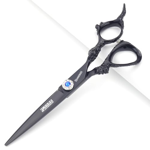 Ciseaux de coiffure de 15,2 cm plats contre les pointes fourchues