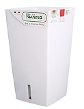 Riviera Maceta AUTORIEGO EVA New Cuadrada Alta 52 CM Blanca